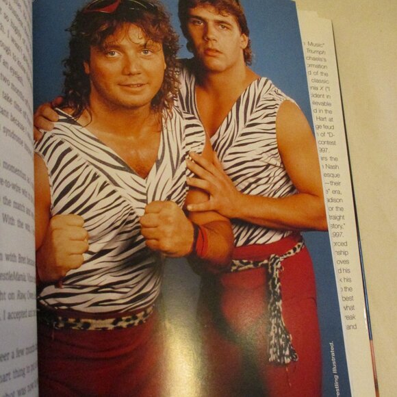 WWE 2005 Shawn Michaels Heartbreak Triumph Black White WWF Wrestling Book - Picture 5 of 6